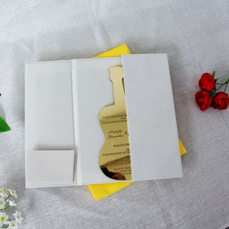 acrylic invitation